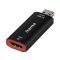 Hama Video Rögzítő Adapter, USB - HDMI, 4K, fekete (74257)